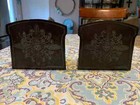 Vintage Pair Of Art Nouveau Bronze Elephant Bookends By L v  Aronson Dated 1923