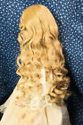 Vintage New Global Doll Wig Modacrylic Atlanta Long Wavy  9  10  11  12  Cap