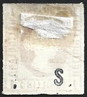 Heligoland Qv 1867-68 1sch Rose   Blue Green Die Iii Used  Sg 2   225 Reprint