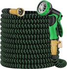 50ft 100ft 5x Stronger Deluxe Heavy Duty Expandable Flexible Garden Water Hose