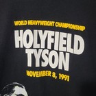 Vintage 1991 Mens Mike Tyson Vs Evander Holyfield T-shirt Sz L Youth Made In Usa