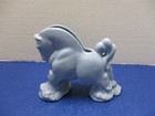Vintage Mcm Royal Haeger Clydesdale Draft Horse Planter Baby Blue