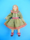 Vintage 1989 Dollhouse Doll Artist Miniature Girl Porcelain Reproduction Bisque