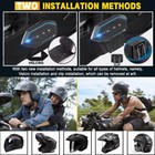 Wireless Bluetooth Helmet Headset Speaker Headphone Mic For Motorcycle Handsfree