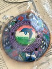 2   Hand Painted Ocarina Clay Flute Southwestern Theme W dolphin  Eleanor Menzie