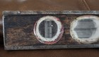 Antique Wood Metal Framed Level 3 Window 8-1 8  Long
