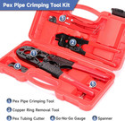 Icrimp Combo Pex Pipe Crimping Tool Kit For 1 2 And 3 4-inch Copper Ring  Meets 