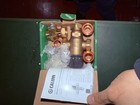 Caleffi 521516ac Mixing Valve Brass 3 4 In Manual Temp Gauge Water