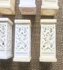 13 Vintage 1970s Wilton Filigree Pillars Wedding Cake Columns 5    3 