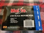 Maisto 1 18 Beru Castrol Motorcycle Blue Black Silver Diecast Steerable 2001