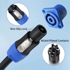 20pack 4pole Speakon Twist Lock Plug Neutrik Nl4fc Nlt4x Audio Speaker Connector