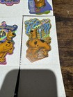 Vintage Set 13 Of 13 Scooby-doo 2001 Die-cut Vending Machine Sticker W cardboard