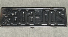 Expired 1924 Illinois License Plate 201-606  3  Years Old 