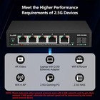 5 Port 2 5g Ethernet Managed Network Switch W 10g Sfp 45gbps Capacity