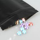 Flat Black Metallic Mylar Zipper Resealable Bags In Variety Quantities   Sizes
