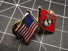 Usmc Marine Corps Flag united States Flag Lapel   Hat Pin New Enameled