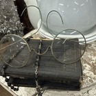 Antique Delicate  Wire Rim Round Eyeglasses  decor   4 Glasses Only