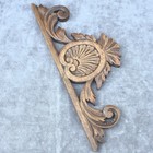 Antique French Wooden Pediment Fronton Wall Decoration Rococo Architectural Gift