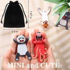 Zonon 14 Pieces 3d Bookmark Funny Animal Cartoon Bookmark Novelty Birthday