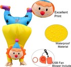 Inflatable Clown Costume Funny Fancy Outfit Adult Blow-up Costume Cosplay Cos   