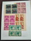 Collection Of India Block Of 4 Stamps In Small Stock Book - All Different Mnh