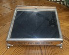         vtg Boye Needle Store Display Case Sewing Cabinet Advertising Wood Nice        