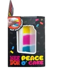 Needoh Peace O    Cake Multi-color Sensory Toy For Kids Nee Doh Cake  New