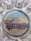 Vintage Clear Glass Starburst Souvenir Ashtray Gettysburg National Museum Pa