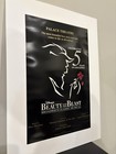 Disney Beauty And The Beast Broadway Musical Window Card Poster W  Frame Shell