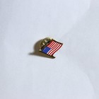 American Flag Usa Patriotic Lapel Hat Bag Pin Tie Tack  5  Red White Blue Gold