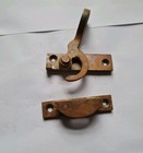 Old Vintage Brass Sash Window Lock