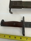 Vtg Original Us Wwi Ria 1919 Bayonet With Us-m1917 Scabbard And Belt