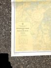 Vintage 1950s Nautical Chart Mass Newburyport   Plum Island  Sailing Noaa