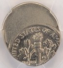 1986-d 10c Roosevelt Dime Struck 40  Off-center Pcgs Ms62