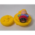 Mattel Little People Doll Lot 2001 Figure With Yellow Furniture Bundle Lot All