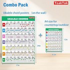 Ukulele Chord Chart Poster For Beginner And Portable A4 Laminated Chords