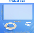 12 Pack Abrasive Blasting Cabinet Lens Cover - Clear Polyester Film Sandblast Ca