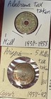 1935 - 1945 State Tax Tokens Lot Of 14 Al  Az  Co  Il  Ks  La  Mo  Ok  Ut   Wa