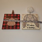 2 Jellycat Board Book Lot Touch Feel If I Were A Moose Bunny