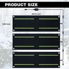 Heated Snow Melting Mats 3pcs 10x30in Non-slip Outdoor Winter