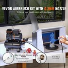 Uimoso Airbrush Kit Dual Fan Air Tank Compressor System Kit With 3 5l Air Tank