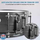 Eastrock Snare Drum 14 X5 5 Inches Black Matte Finish Professional Snares For