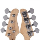     free Shipping      P Style Electric Bass Guitar  natural Wood Finish 