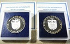 1980 Panama Silver Proof 5   10 Balboas Box And Coa