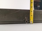 Vintage Latching Green Metal File   Document Box