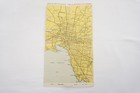 Melbourne New South Wales Australia Pocket Railway Map 