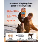 Uimoso Digital Crane Scale 880 Lbs 400 Kg Portable Hanging Scale Orange
