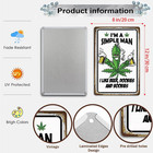 Vintage Style Humorous Metal Tin Sign - Lighthearted Novelty Decor For Bar Or Ma