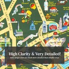 Old Map Of London 1950 - Vintage England Art Wall Decor Prin