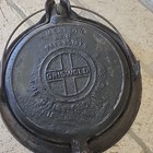 Griswold American No 8 Cast Iron Waffle Maker 152a Low Base